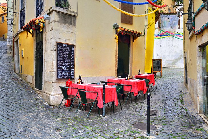 Restaurang i Lissabon