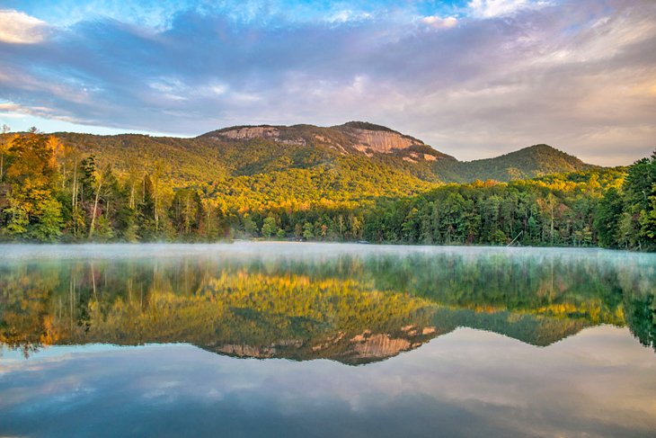 Table Rock State Park and Pinnacle Lake