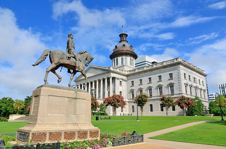 The South Carolina State House in Columbia