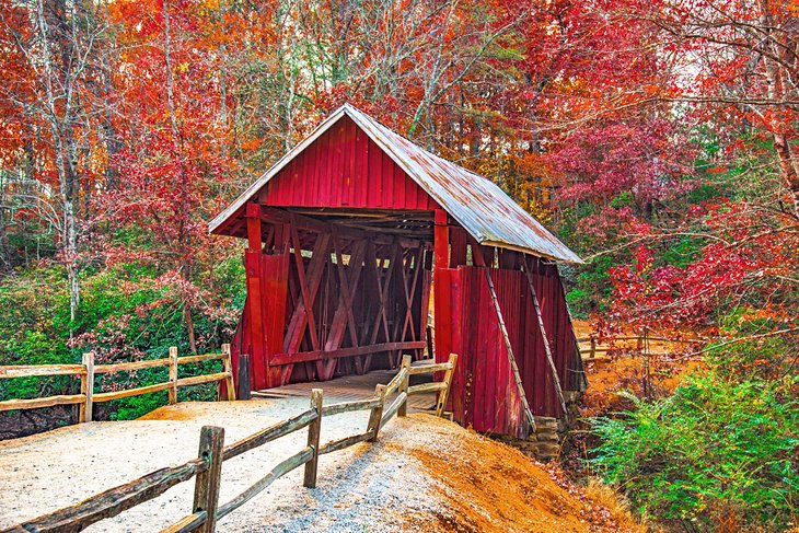 Campbell's Covered Bridge in Landrum