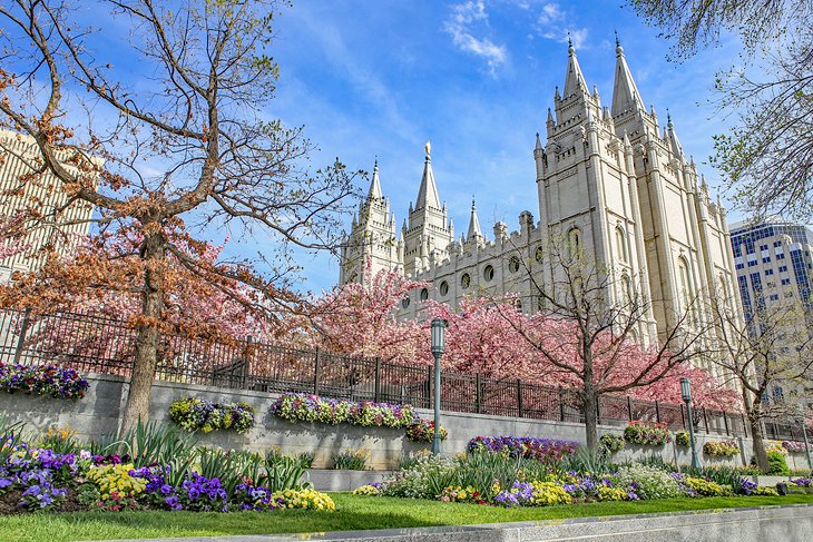 A beautiful church in Salt Lake City