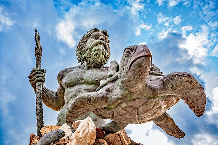 King Neptune statue at Virginia Beach