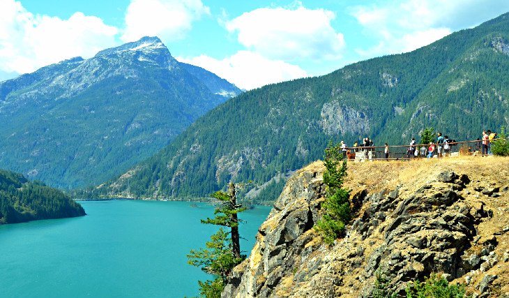 Diablo Lake near Colonial Creek Campground