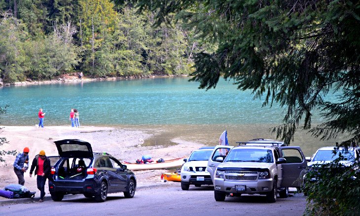 Diablo lake access at Colonial Creek