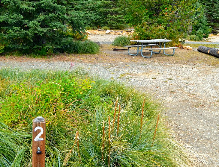 Campsite at Mount Spokane State Park