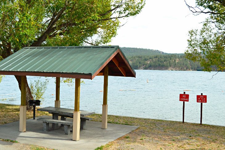 Lake Spokane swimming access