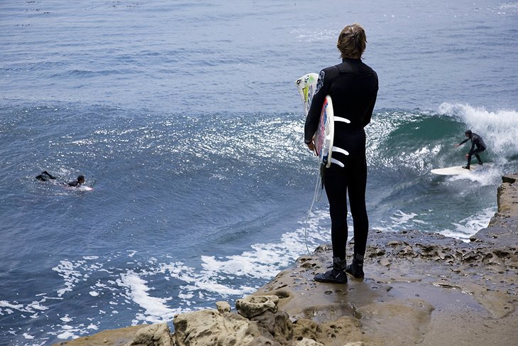 Surfing in Santa Cruz