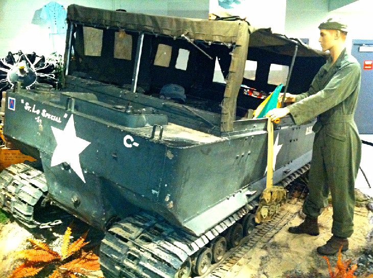 Military vehicle in Studebaker National Museum