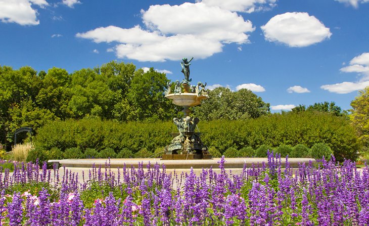 La fontaine Heffelfinger à Lyndale Park Rose Garden