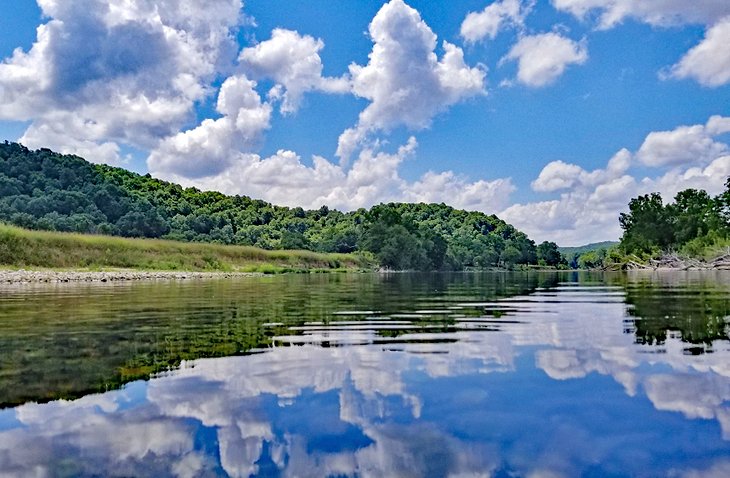 Illinois River in eastern Oklahoma