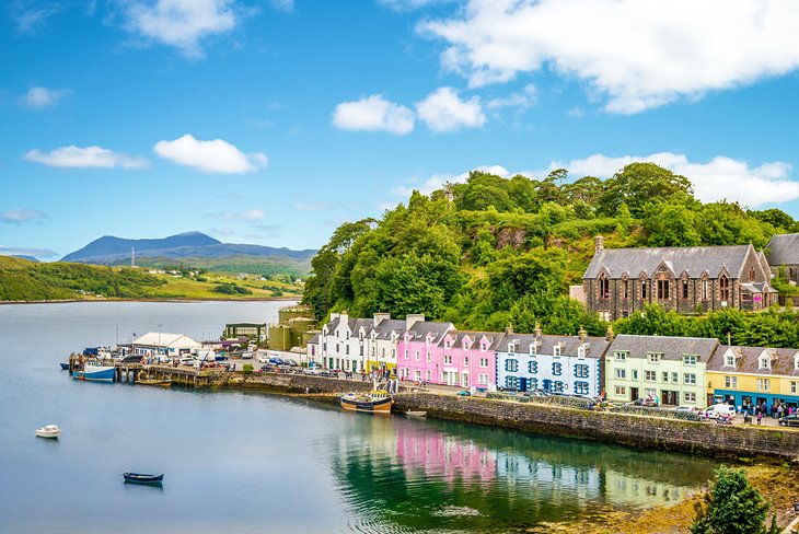 The picturesque town of Portree