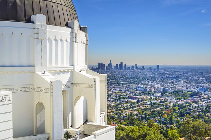 View of Downtown Los Angeles from the Griffith Observatory