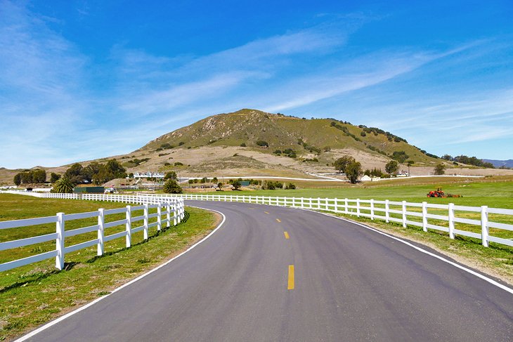 Country road near San Luis Obispo