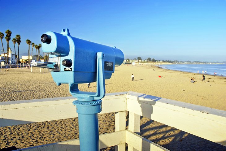 Telescope overlooking Main Beach