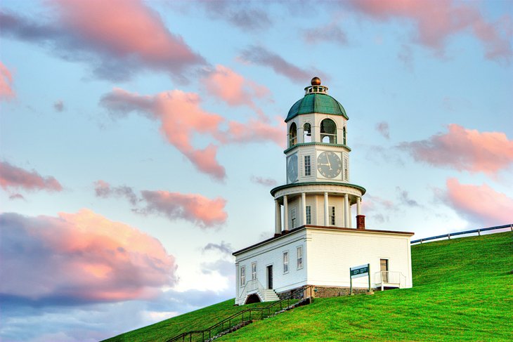 The clock tower on Citadel Hill, Halifax