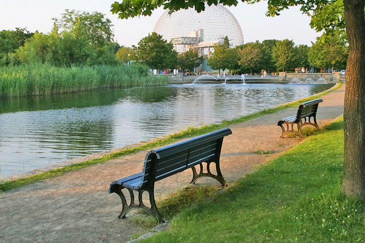 Parc Jean Drapeau on Saint Helene Island in Montreal