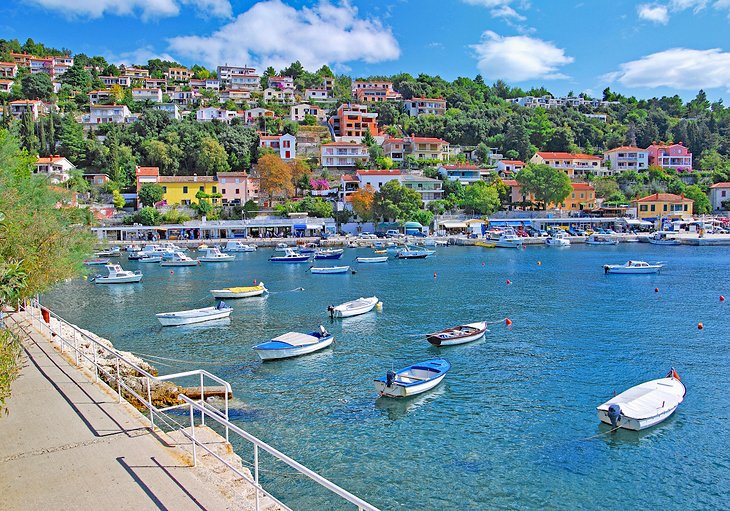 The resort town of Rabac