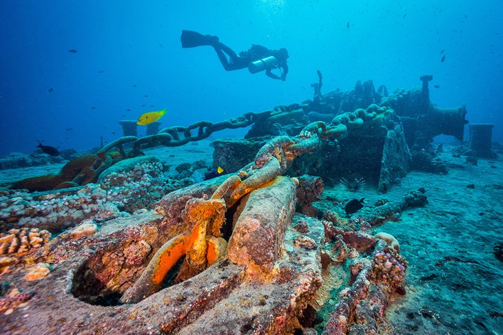 Diving the wreck of the Thistlegorm