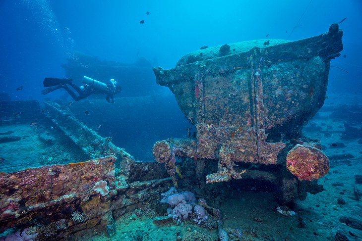 Tauchgang zum Wrack der Thistlegorm