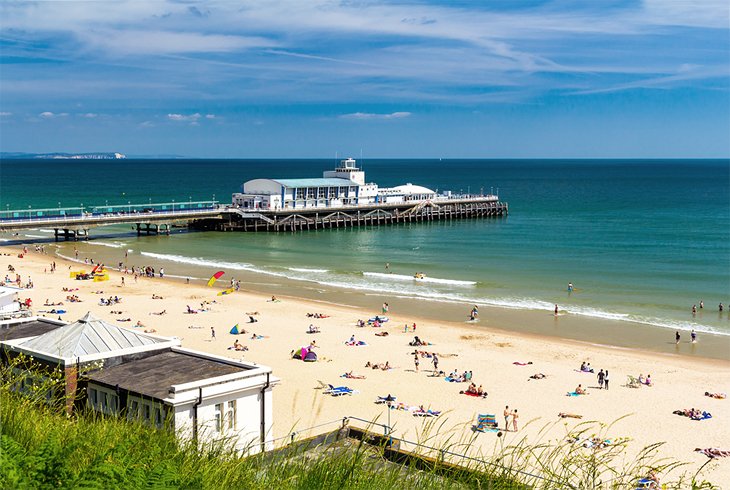 Classic British Seaside Escapes: Sun, Sand, and Sea - Bournemouth Beach, Dorset