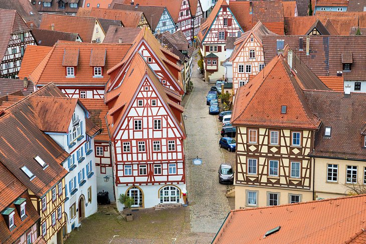 Traditional old houses in Bad Wimpfen