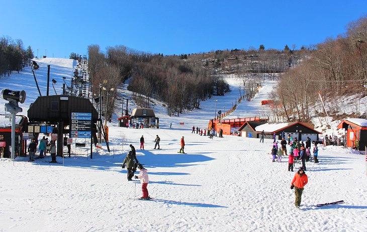 5 estaciones de esquí mejor calificadas en Carolina del Norte