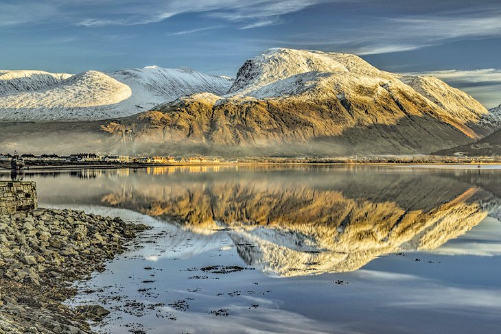 Ben Nevis from Corpach Sea Port