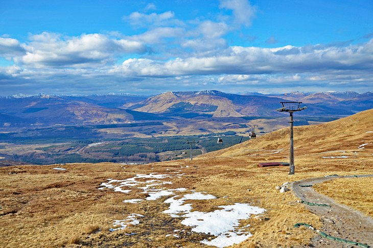 Gondola on Aonach Mor