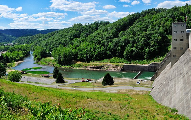 Sutton Dam at Sutton Lake