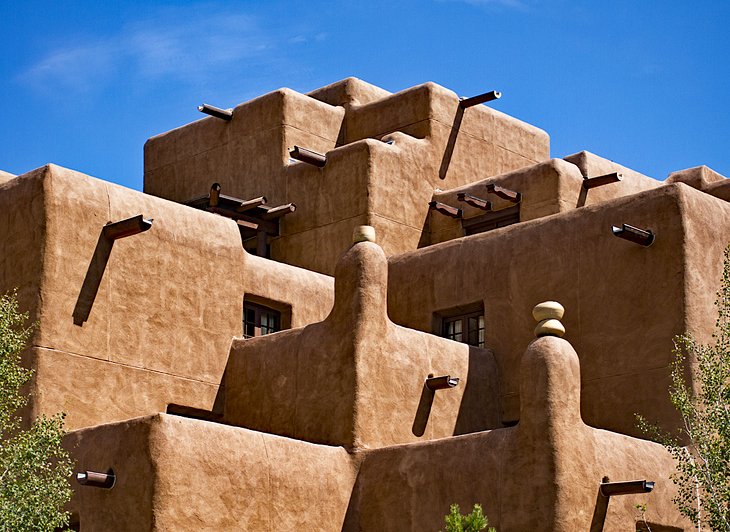 Adobe building in Santa Fe