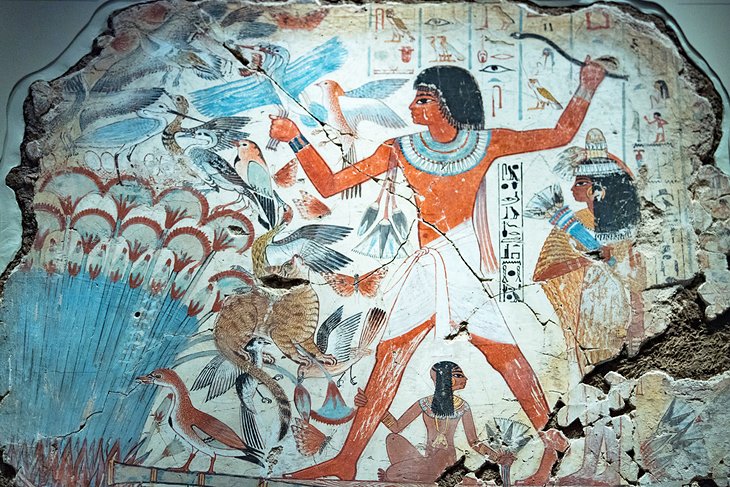 Wall painting in the Tomb of Seti I