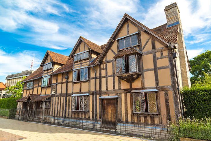 William Shakespeare's birthplace in Stratford-upon-Avon