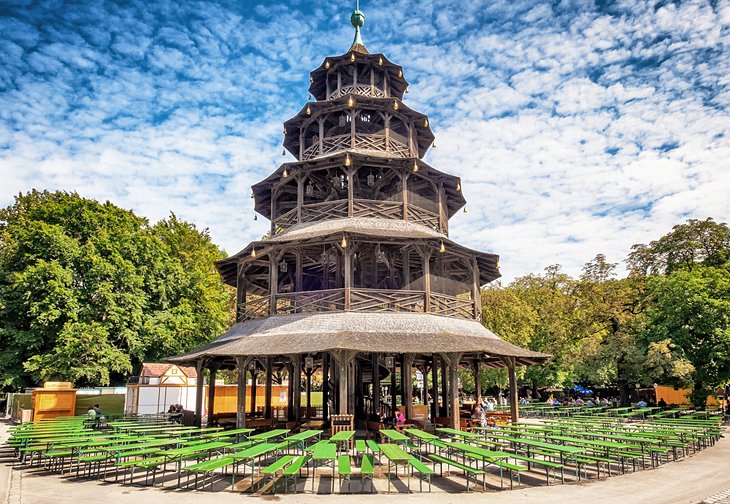 The Chinesischen Turm in the English Garden