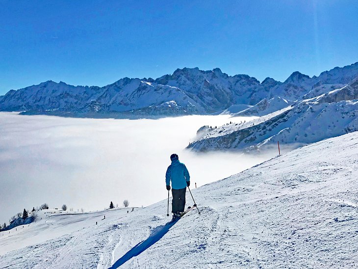 Skiing in Garmisch-Partenkirchen