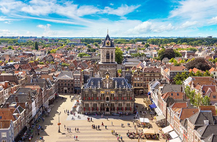 View over Delft