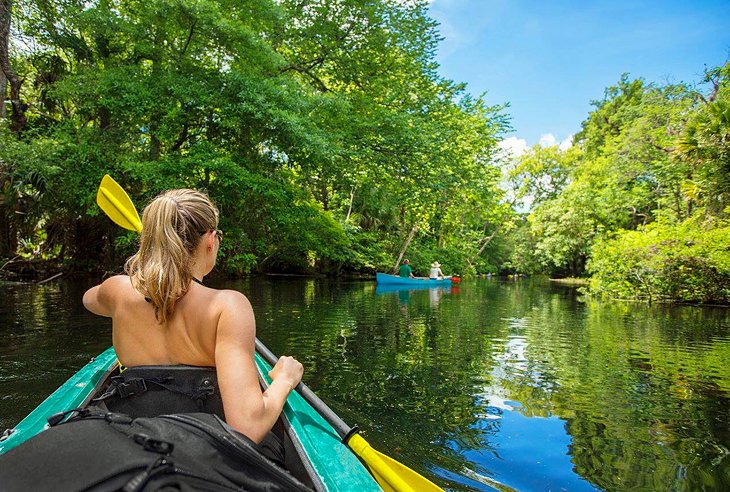 Paddling on the French Broad River