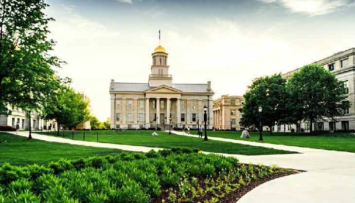 Old Capitol in the University of Iowa Pentacrest