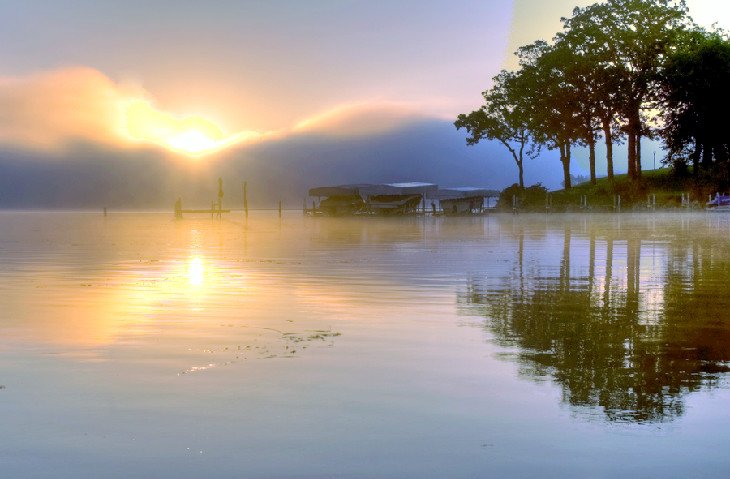 Lake Okoboji sunrise