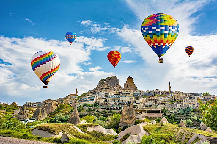 Hot air balloons in Cappadocia