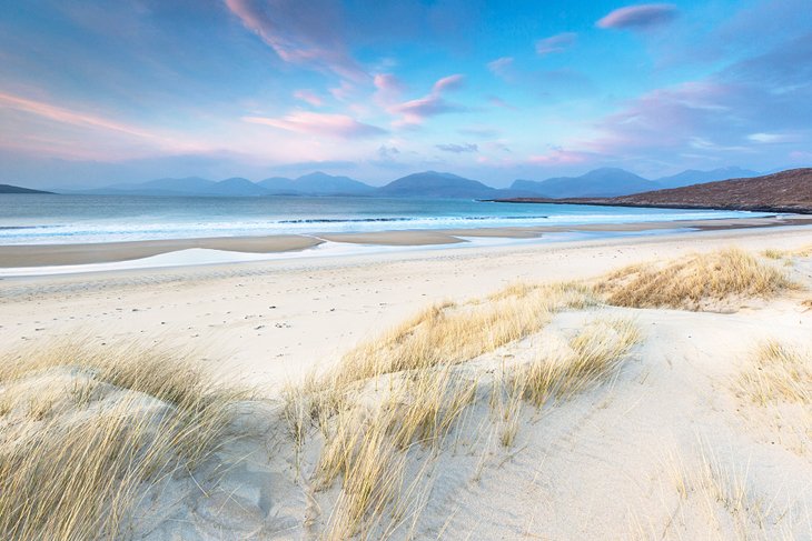 Luskentyre Sands at sunset