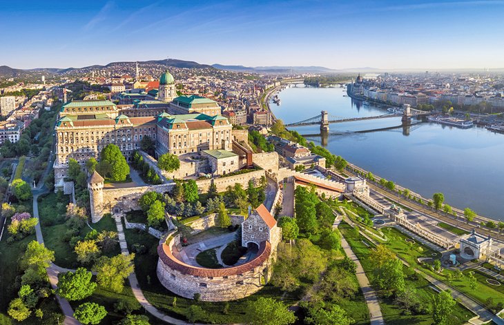 Aerial view of Budapest