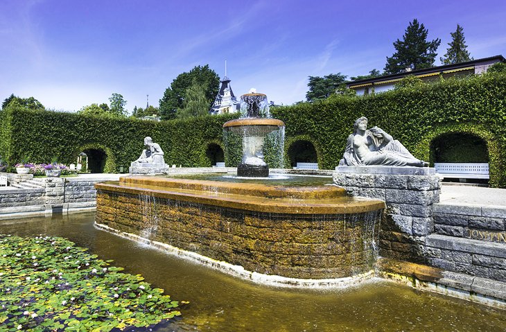 The Josephine Fountain in the Rose Garden, Baden-Baden