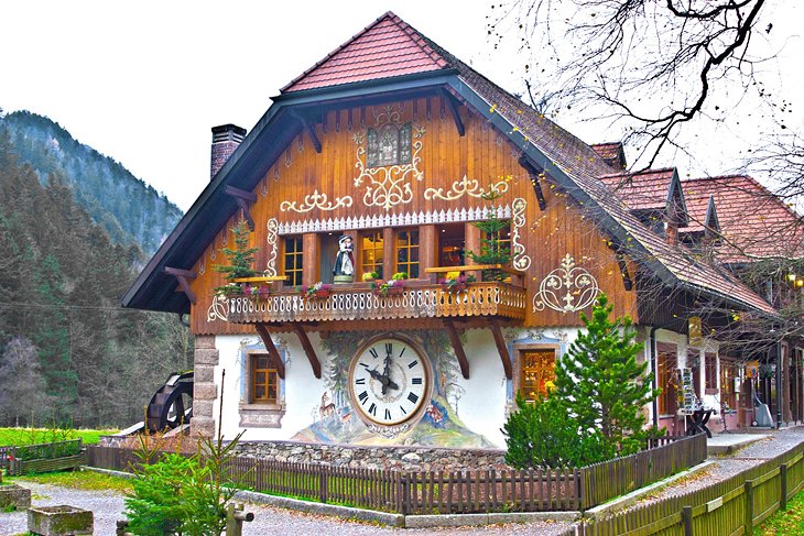 Cuckoo Clock at Hofgut Sternen in the Ravenna Gorge