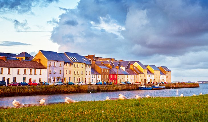 Colorful houses in Galway
