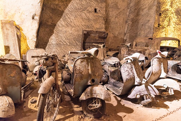 Vespas in the Galleria Borbonica