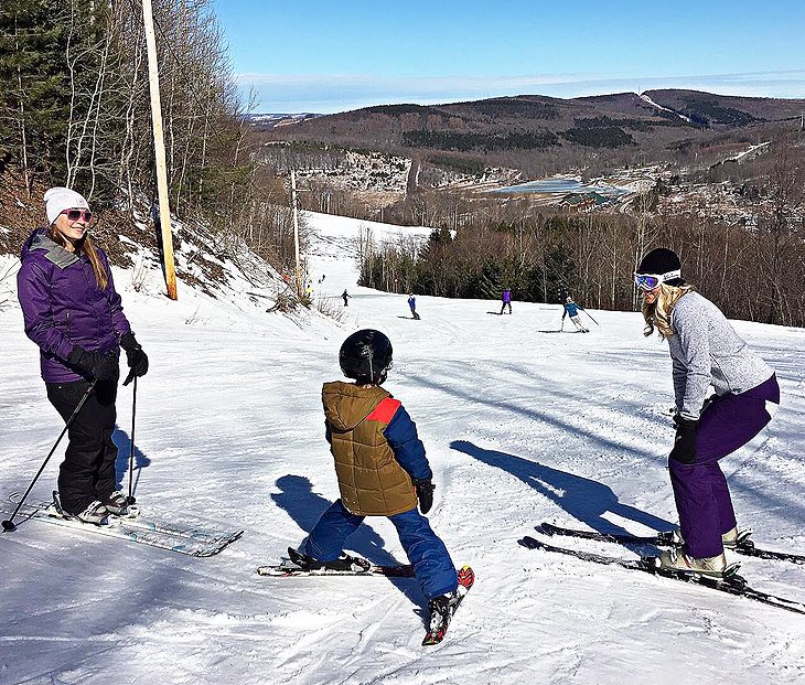 Learning to ski at Greek Peak