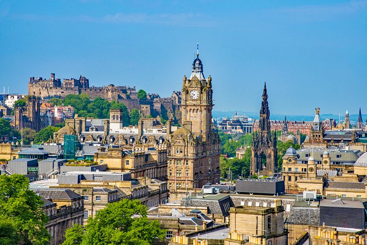 Edinburgh city skyline