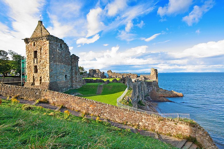 The ruins of St. Andrews Castle