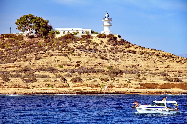 Las Huertas Cape Lighthouse on Alicante Coast