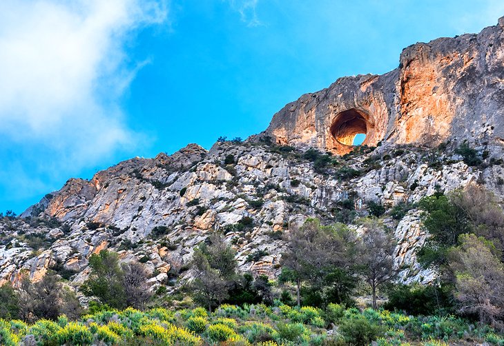 Canelobre Caves in Busot Town, Alicante